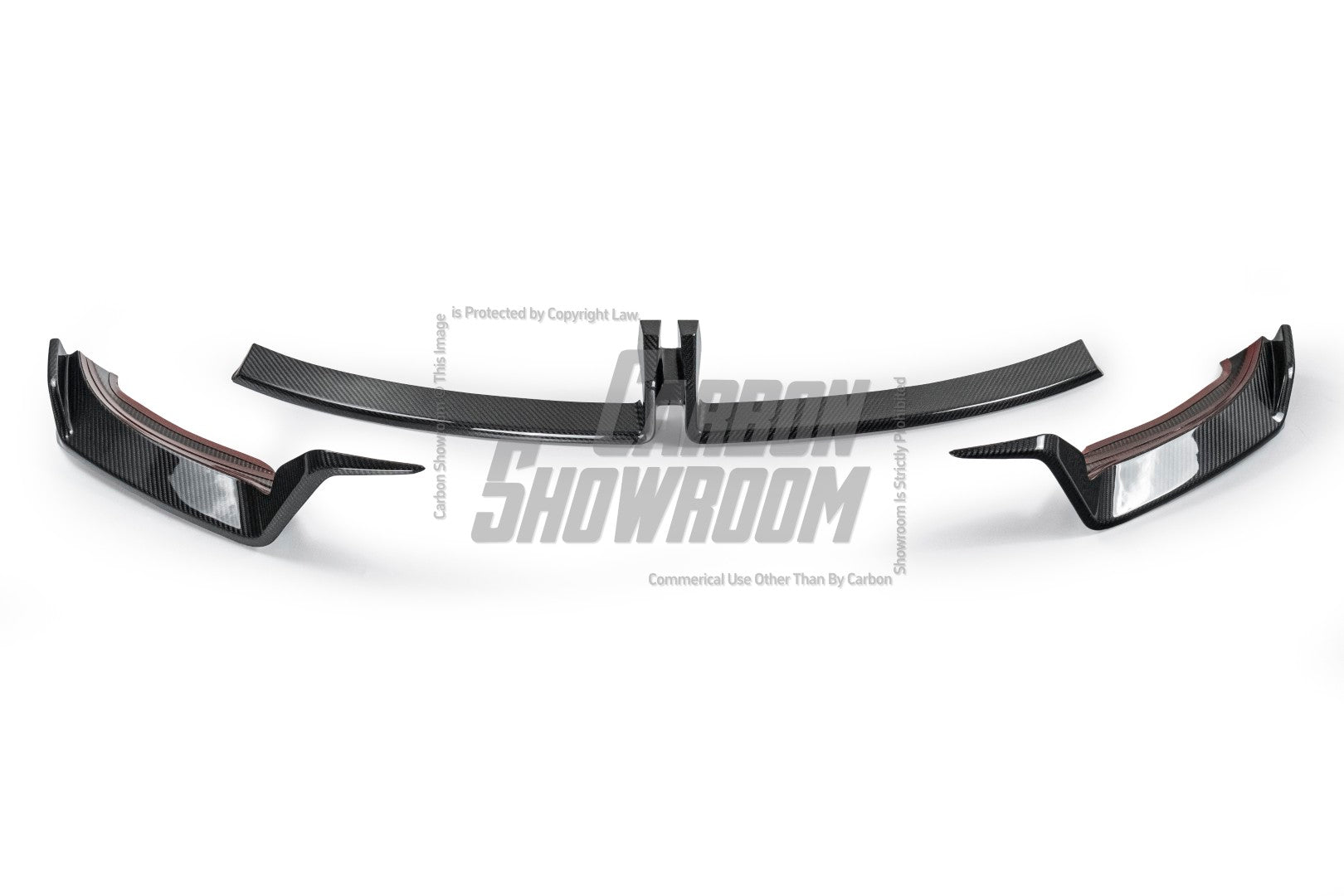 Tesla Model 3 Highland 2024-ON with Aftermarket Parts - Front Lip Dry Pre-preg Carbon Fiber/FRP from Karbel Carbon