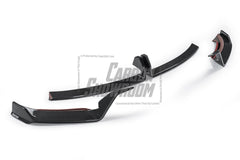 Tesla Model 3 Highland 2024-ON with Aftermarket Parts - Front Lip Dry Pre-preg Carbon Fiber/FRP from Karbel Carbon