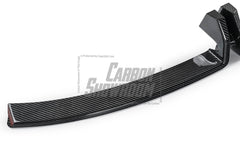 Tesla Model 3 Highland 2024-ON with Aftermarket Parts - Front Lip Dry Pre-preg Carbon Fiber/FRP from Karbel Carbon