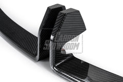 Tesla Model 3 Highland 2024-ON with Aftermarket Parts - Front Lip Dry Pre-preg Carbon Fiber/FRP from Karbel Carbon