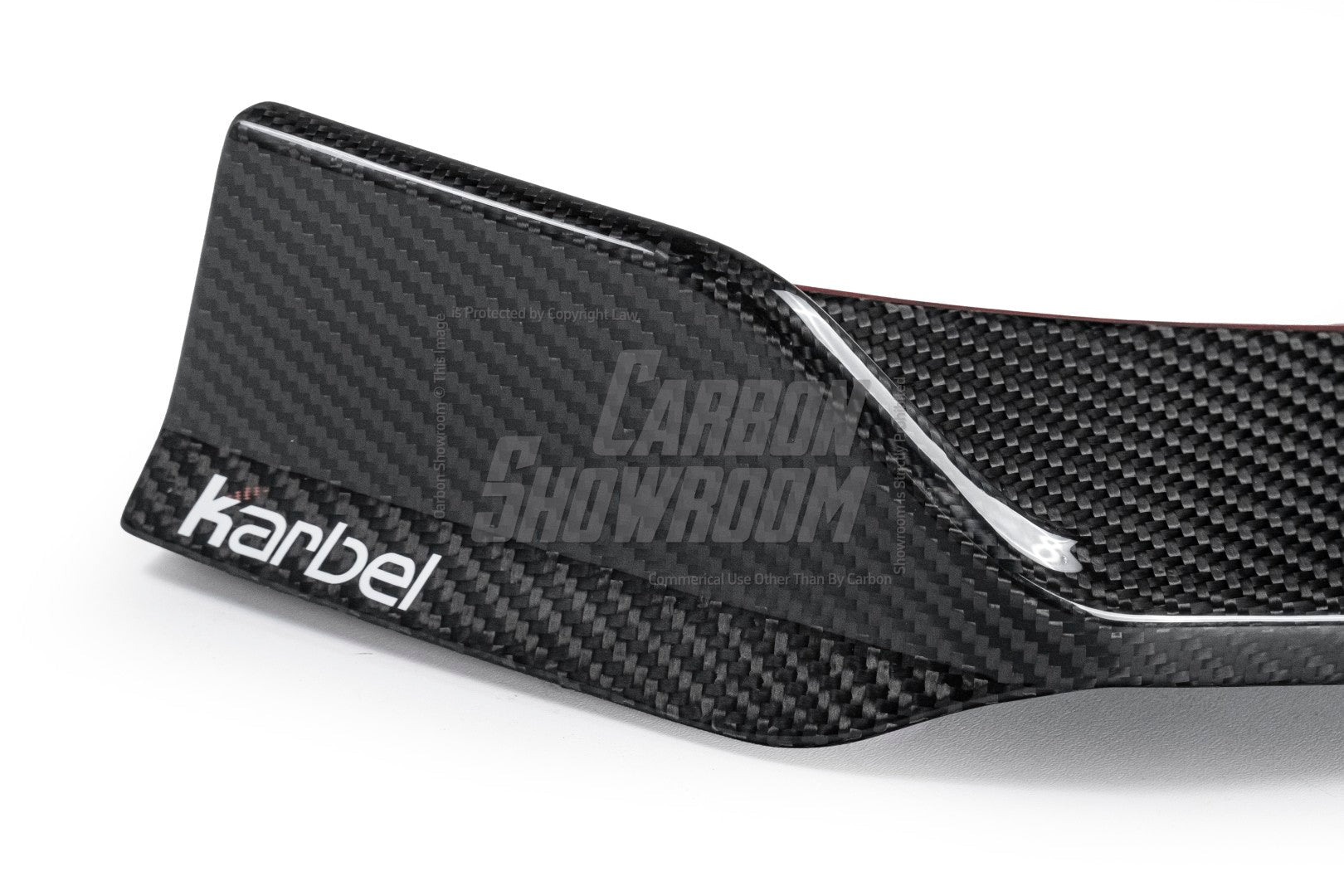 Tesla Model 3 Highland 2024-ON with Aftermarket Parts - Front Lip Dry Pre-preg Carbon Fiber/FRP from Karbel Carbon