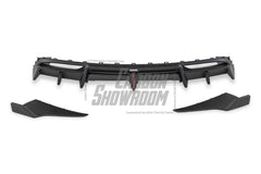 Tesla Model 3 Highland / Performance 2024-ON with Aftermarket Parts - With Light Style Rear Diffuser & Canards Dry Pre-preg Carbon Fiber/FRP from Karbel Carbon