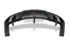 Tesla Model 3 Highland / Performance 2024-ON with Aftermarket Parts - With Light Style Rear Diffuser & Canards Dry Pre-preg Carbon Fiber/FRP from Karbel Carbon