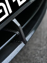 Tesla Model 3 Highland Performance 2024-ON with Aftermarket Parts - Front Lip Pre-preg Carbon Fiber/FRP from Karbel Carbon