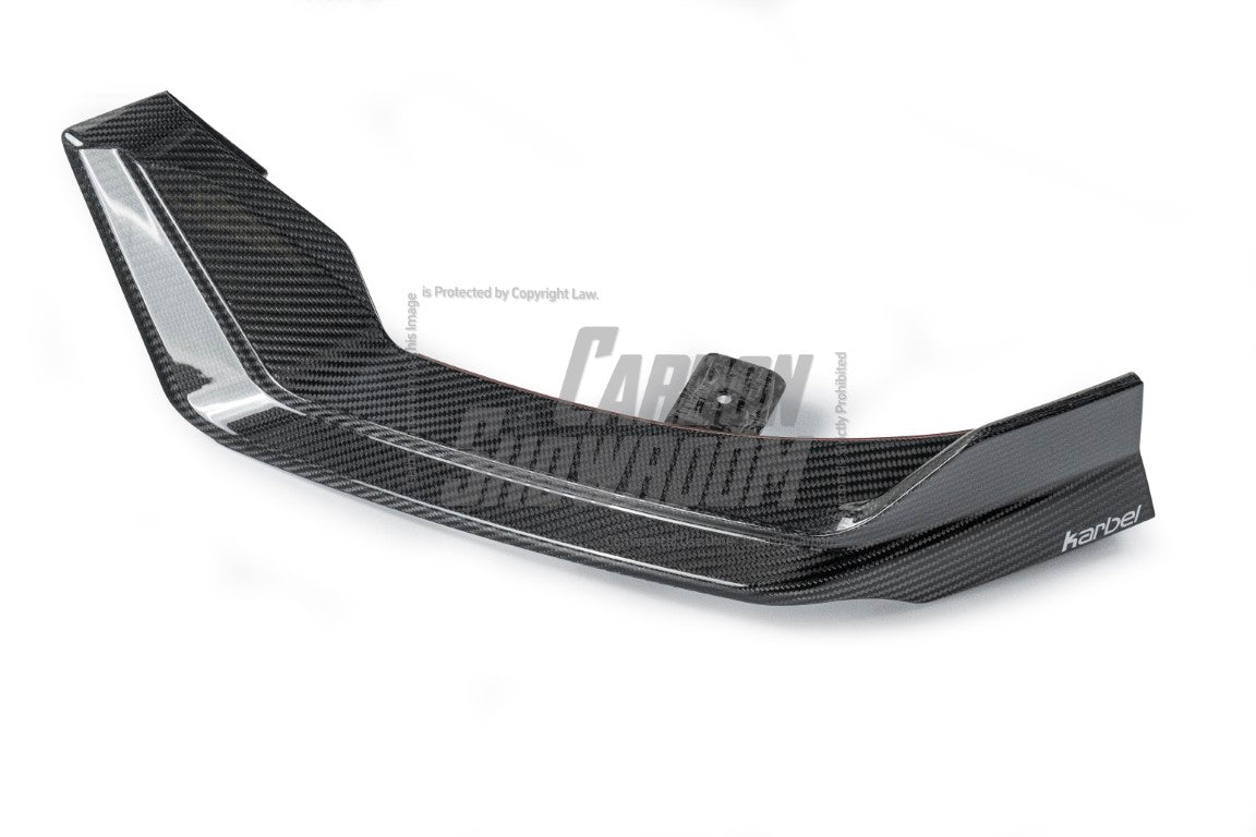 Tesla Model 3 Highland Performance 2024-ON with Aftermarket Parts - Front Lip Pre-preg Carbon Fiber/FRP from Karbel Carbon