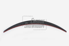 Tesla Model 3/P 2017-2023 with Aftermarket Parts - Rear Spoiler Pre-preg Carbon Fiber from Karbel Carbon