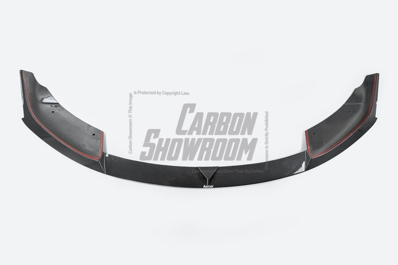 Tesla Model S 3rd Gen Late 2021-ON with Aftermarket Parts - Front Lip Dry Pre-preg Carbon Fiber from Karbel Carbon