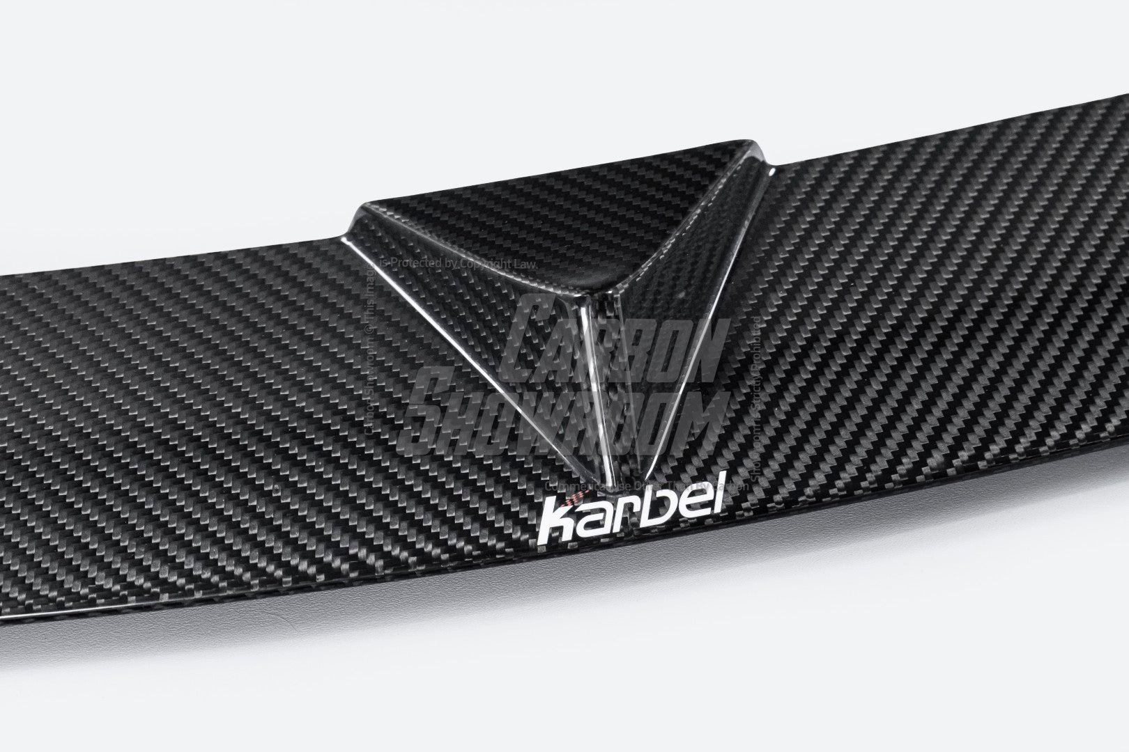 Tesla Model S 3rd Gen Late 2021-ON with Aftermarket Parts - Front Lip Dry Pre-preg Carbon Fiber from Karbel Carbon