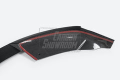 Tesla Model S 3rd Gen Late 2021-ON with Aftermarket Parts - Front Lip Dry Pre-preg Carbon Fiber from Karbel Carbon