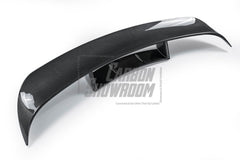 Tesla Model S 3rd Gen Late 2021-ON with Aftermarket Parts - Rear Wing Dry Pre-preg Carbon Fiber from Karbel Carbon