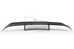 Tesla Model S 3rd Gen Late 2021-ON with Aftermarket Parts - Rear Wing Dry Pre-preg Carbon Fiber from Karbel Carbon