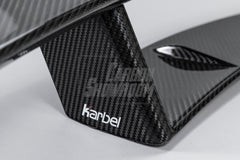 Tesla Model S 3rd Gen Late 2021-ON with Aftermarket Parts - Rear Wing Dry Pre-preg Carbon Fiber from Karbel Carbon