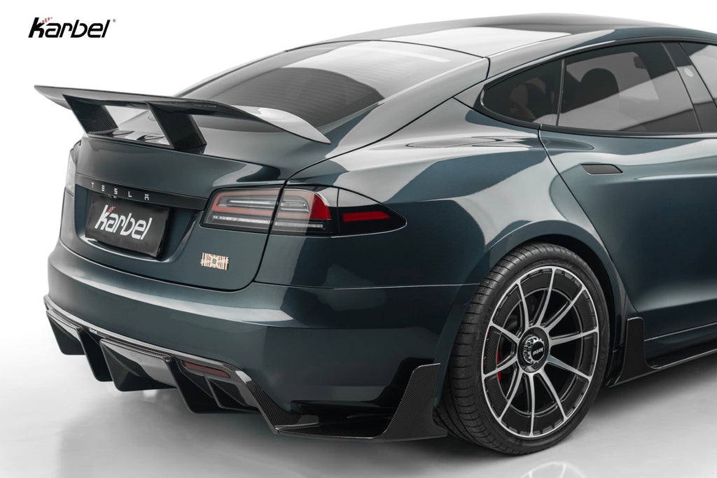 Tesla Model S 3rd Gen Aftermarket Parts - Karbel Carbon Rear Diffuser ...