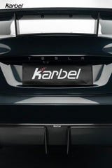 Tesla Model S 3rd Gen Late 2021-ON with Aftermarket Parts - Rear Wing Dry Pre-preg Carbon Fiber from Karbel Carbon