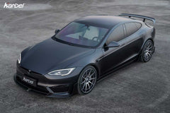 Tesla Model S 3rd Gen Late 2021-ON with Aftermarket Parts - Side Skirts Dry Pre-preg Carbon Fiber from Karbel Carbon
