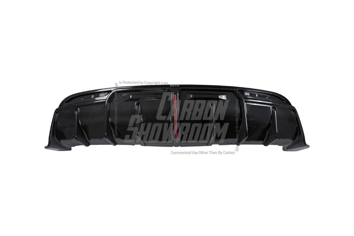 Tesla Model Y 2020-ON with Aftermarket Parts - Rear Diffuser Pre-preg Carbon Fiber from Karbel Carbon