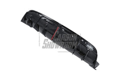 Tesla Model Y 2020-ON with Aftermarket Parts - Rear Diffuser Pre-preg Carbon Fiber from Karbel Carbon
