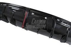 Tesla Model Y 2020-ON with Aftermarket Parts - Rear Diffuser Pre-preg Carbon Fiber from Karbel Carbon