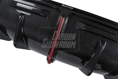 Tesla Model Y 2020-ON with Aftermarket Parts - Rear Diffuser Pre-preg Carbon Fiber from Karbel Carbon