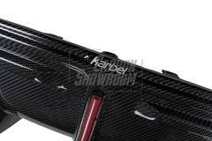 Tesla Model Y 2020-ON with Aftermarket Parts - Rear Diffuser Pre-preg Carbon Fiber from Karbel Carbon