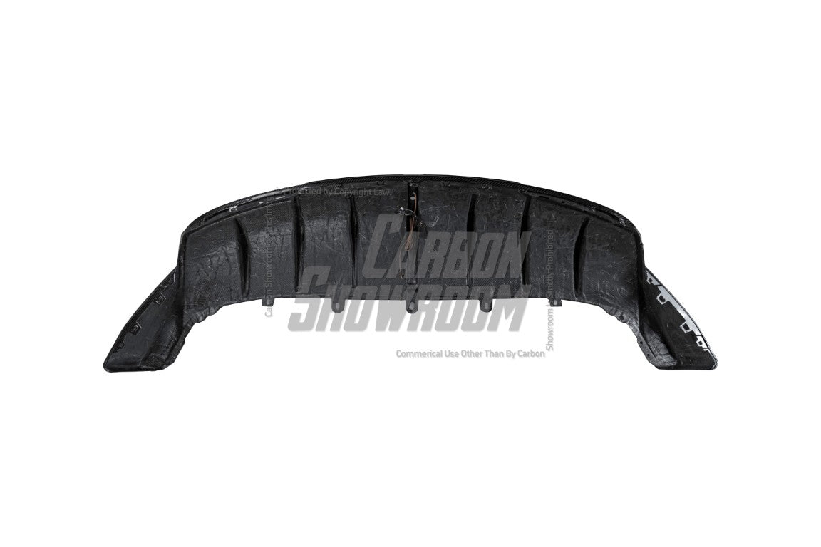 Tesla Model Y 2020-ON with Aftermarket Parts - Rear Diffuser Pre-preg Carbon Fiber from Karbel Carbon