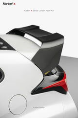 Toyota GR Yaris GXPA16 Facelift 2024-ON with Aftermarket Parts - X Full Body Kit Dry Pre-preg Carbon Fiber from Karbel Carbon