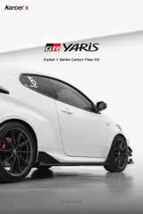Toyota GR Yaris GXPA16 Facelift 2024-ON with Aftermarket Parts - X Full Body Kit Dry Pre-preg Carbon Fiber from Karbel Carbon