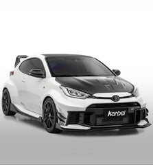 Toyota GR Yaris GXPA16 Facelift 2024-ON with Aftermarket Parts - X Full Body Kit Dry Pre-preg Carbon Fiber from Karbel Carbon