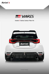 Toyota GR Yaris GXPA16 Facelift 2024-ON with Aftermarket Parts - X Full Body Kit Dry Pre-preg Carbon Fiber from Karbel Carbon