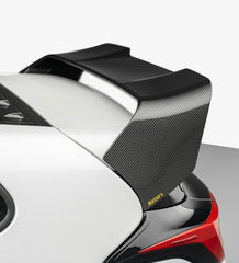 Toyota GR Yaris GXPA16 (Both Fits Pre-Facelift & Facelift) 2020-ON with Aftermarket Parts - X Roof Spoiler Wing Dry Pre-preg Carbon Fiber from Karbel Carbon