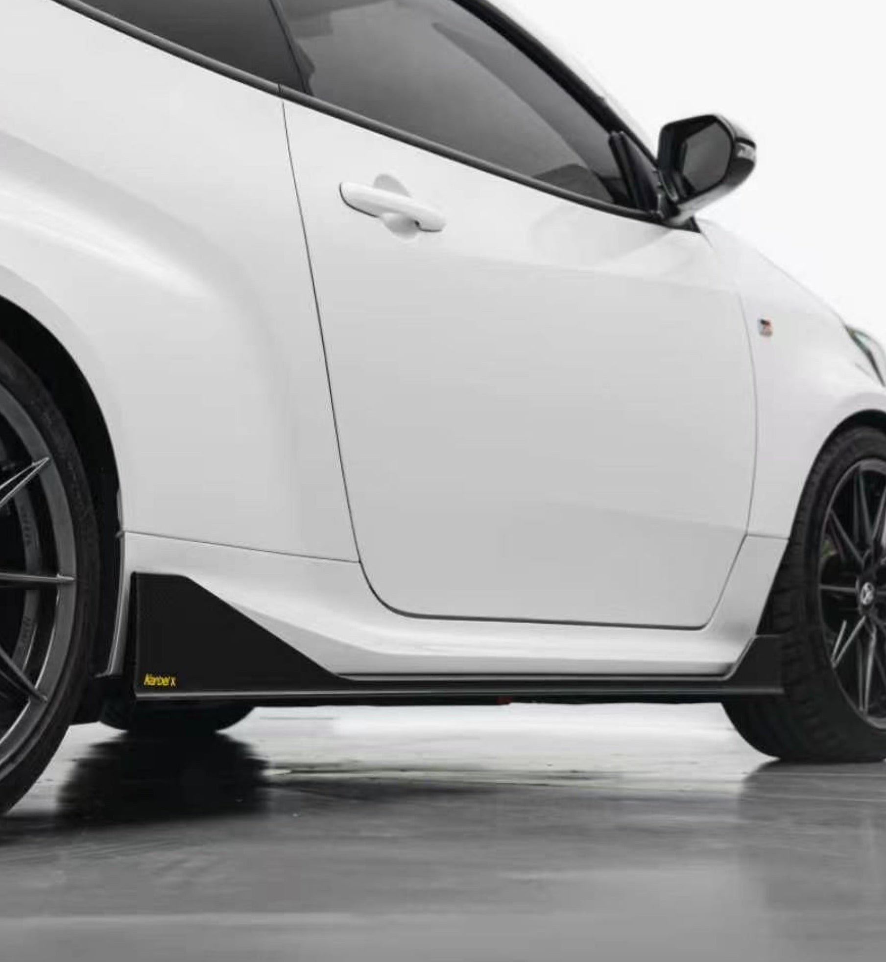 Toyota GR Yaris GXPA16 (Both Fits Pre-Facelift & Facelift) 2020-ON with Aftermarket Parts - X Side Skirts Dry Pre-preg Carbon Fiber from Karbel Carbon