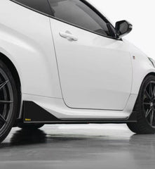 Toyota GR Yaris GXPA16 (Both Fits Pre-Facelift & Facelift) 2020-ON with Aftermarket Parts - X Side Skirts Dry Pre-preg Carbon Fiber from Karbel Carbon