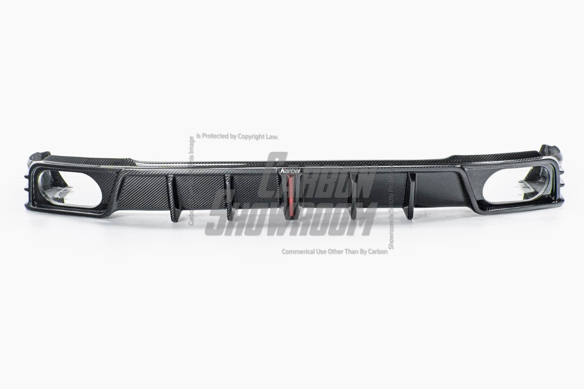 Volkswagen Arteon CC SE R-Line/SEL/SEL 4MOTION/SEL Premium 4MOTION/R-Line/R-Line 4MOTION (Both Fits Pre-facelift & Facelift) 2019 2020 2021 2022 2023 with Aftermarket Parts - with Light Rear Diffuser Dry Pre-preg Carbon Fiber from Karbel Carbon
