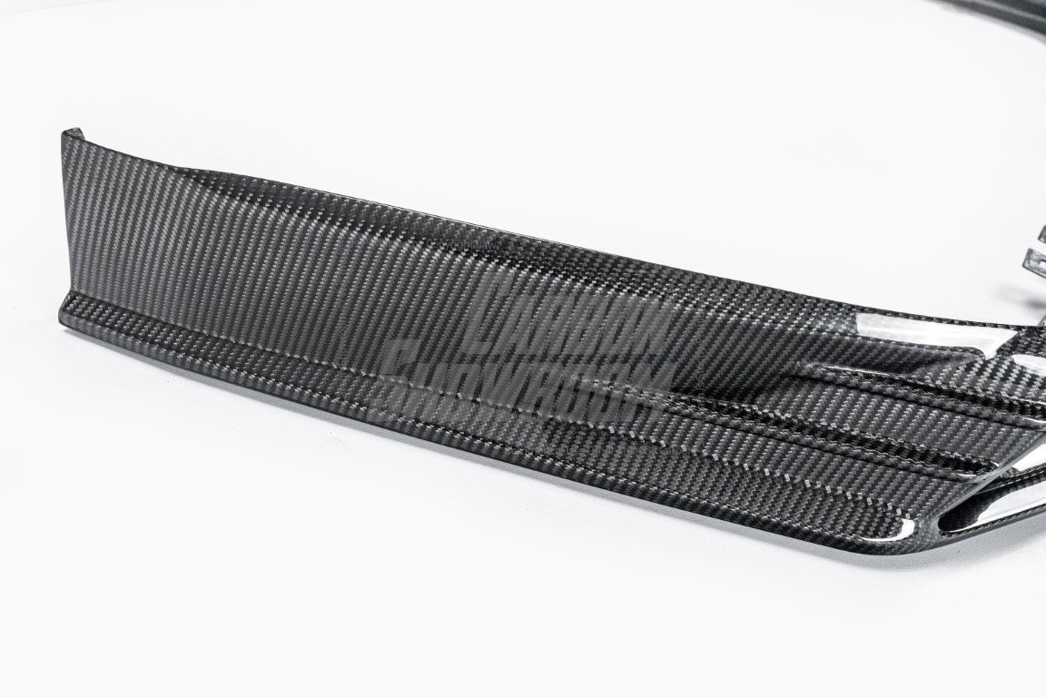 Volkswagen Arteon CC SE R-Line/SEL/SEL 4MOTION/SEL Premium 4MOTION/R-Line/R-Line 4MOTION (Both Fits Pre-facelift & Facelift) 2019 2020 2021 2022 2023 with Aftermarket Parts - with Light Rear Diffuser Dry Pre-preg Carbon Fiber from Karbel Carbon