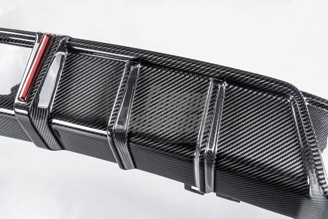 Volkswagen Arteon CC SE R-Line/SEL/SEL 4MOTION/SEL Premium 4MOTION/R-Line/R-Line 4MOTION (Both Fits Pre-facelift & Facelift) 2019 2020 2021 2022 2023 with Aftermarket Parts - with Light Rear Diffuser Dry Pre-preg Carbon Fiber from Karbel Carbon
