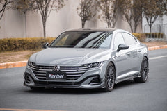 Volkswagen Arteon CC SE R-Line/SEL Premium R-Line/R-Line 4MOTION Facelift 2021 2022 2023 with Aftermarket Parts - Front Canards Dry Pre-preg Carbon Fiber from Karbel Carbon