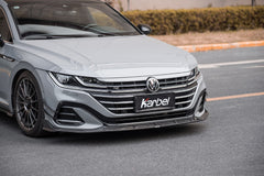 Volkswagen Arteon SE R-LINE & SEL Premium R-LINE 4MOTION 2021 2022 2023 with Aftermarket Parts - Front Canards Dry Pre-preg Carbon Fiber from Karbel Carbon