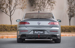 Volkswagen Arteon SE R-LINE & SEL Premium R-LINE 4MOTION 2019 2020 2021 2022 2023 with Aftermarket Parts - with Light Rear Diffuser Dry Pre-preg Carbon Fiber from Karbel Carbon