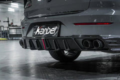 Volkswagen Arteon CC SE R-Line/SEL/SEL 4MOTION/SEL Premium 4MOTION/R-Line/R-Line 4MOTION (Both Fits Pre-facelift & Facelift) 2019 2020 2021 2022 2023 with Aftermarket Parts - with Light Rear Diffuser Dry Pre-preg Carbon Fiber from Karbel Carbon