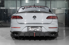 Volkswagen Arteon SE R-LINE & SEL Premium R-LINE 4MOTION 2019 2020 2021 2022 2023 with Aftermarket Parts - with Light Rear Diffuser Dry Pre-preg Carbon Fiber from Karbel Carbon