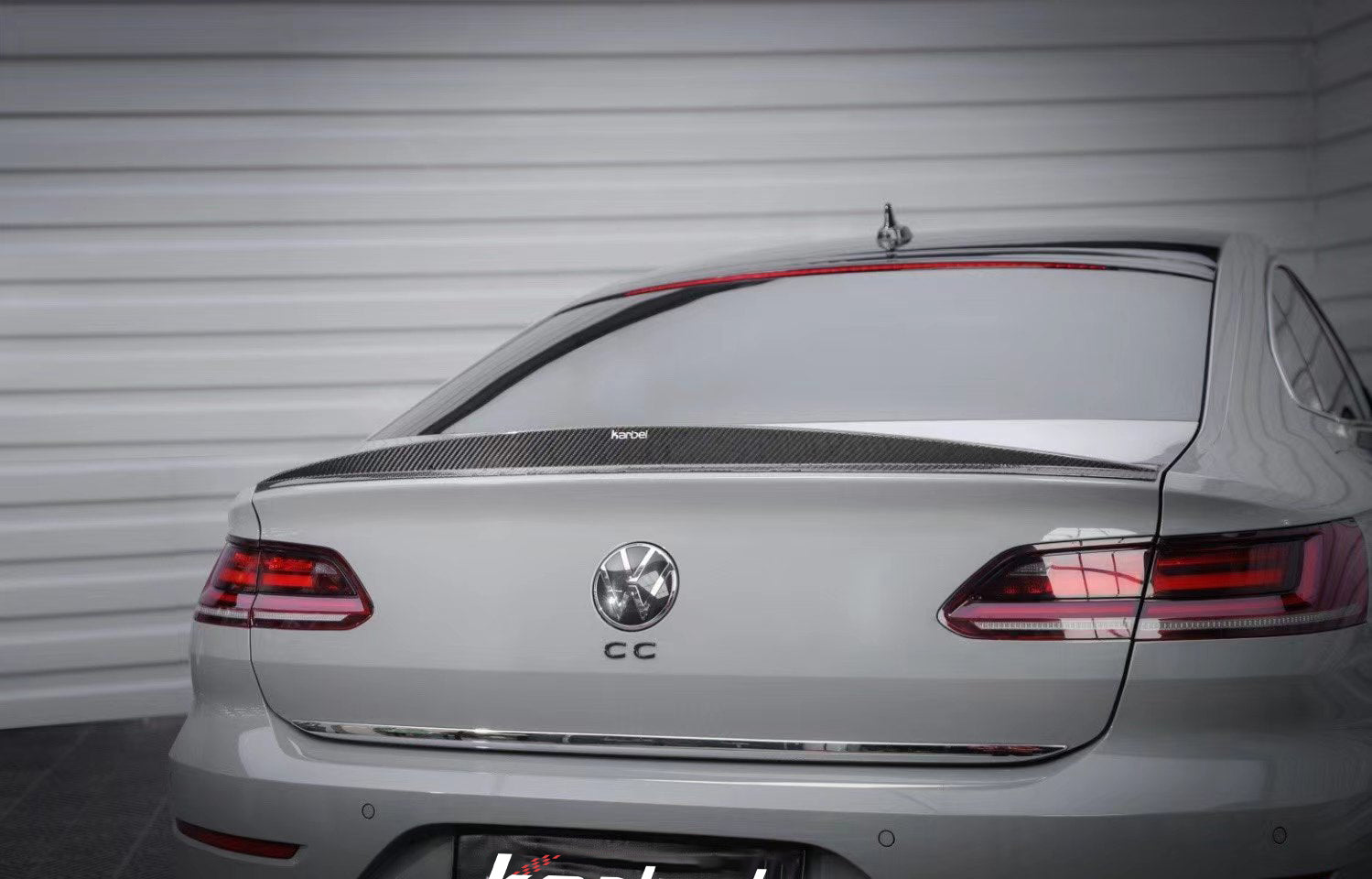 Volkswagen Arteon SE R-LINE & SEL Premium R-LINE 4MOTION 2019 2020 2021 2022 2023 with Aftermarket Parts - Rear Lip Spoiler Dry Pre-preg Carbon Fiber from Karbel Carbon