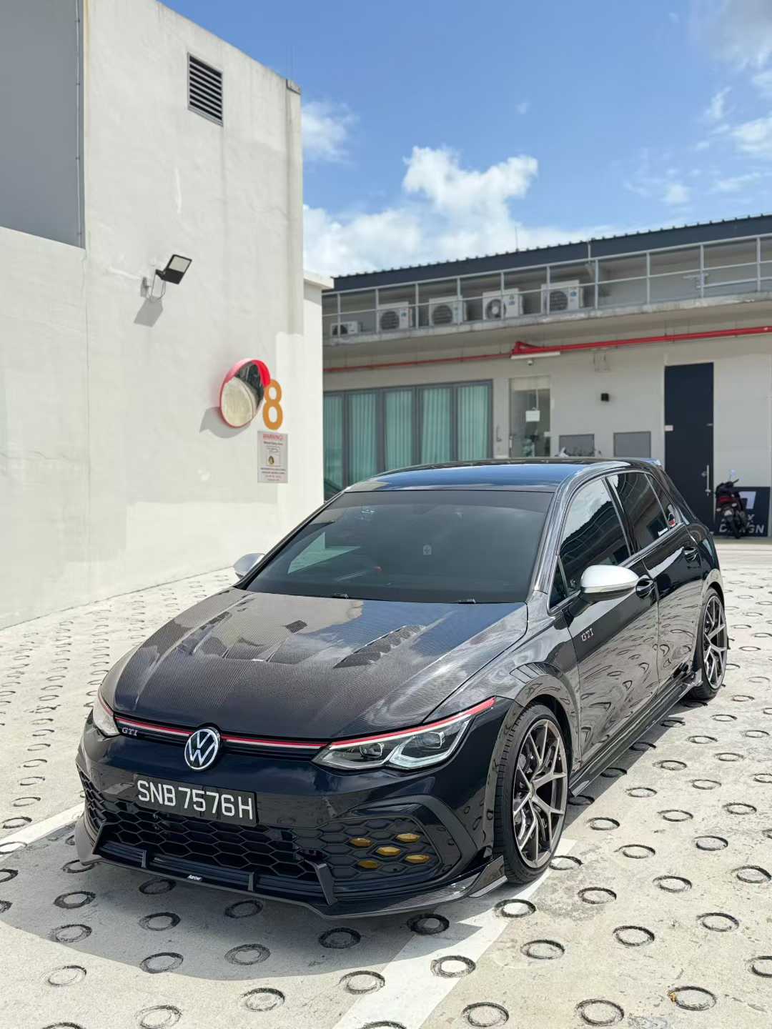 Karbel Carbon Pre-preg Carbon Fiber Front Fenders Replacement for Volkswagen GTI MK8 - Performance SpeedShop