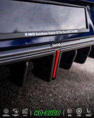 Volkswagen GTI MK8 2022-ON with Aftermarket Parts - Rear Diffuser Pre-preg Carbon Fiber from Karbel Carbon