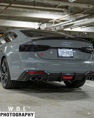 Karbel Carbon V1 Rear Lip Spoiler for Audi RS5 S5 A5 B9 B9.5 2017-Early 2025 Sedan Sportback Dry Pre-preg Carbon Fiber