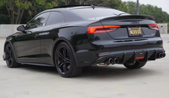 Karbel Carbon V1 Rear Lip Spoiler for Audi RS5 S5 A5 B9 B9.5 2017-Early 2025 Sedan Sportback Dry Pre-preg Carbon Fiber