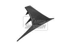 Lotus Emira 3.6 V6 2.0 Four-cylinder 2022-ON with Aftermarket Parts - Front Corner Canards Dry Pre-preg Carbon Fiber from Karbel Carbon