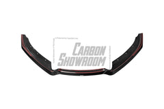 Lotus Emira 3.6 V6 2.0 Four-cylinder 2022 2023 2024 with Aftermarket Parts - V1 Front Lip Pre-preg Carbon Fiber from Karbel Carbon