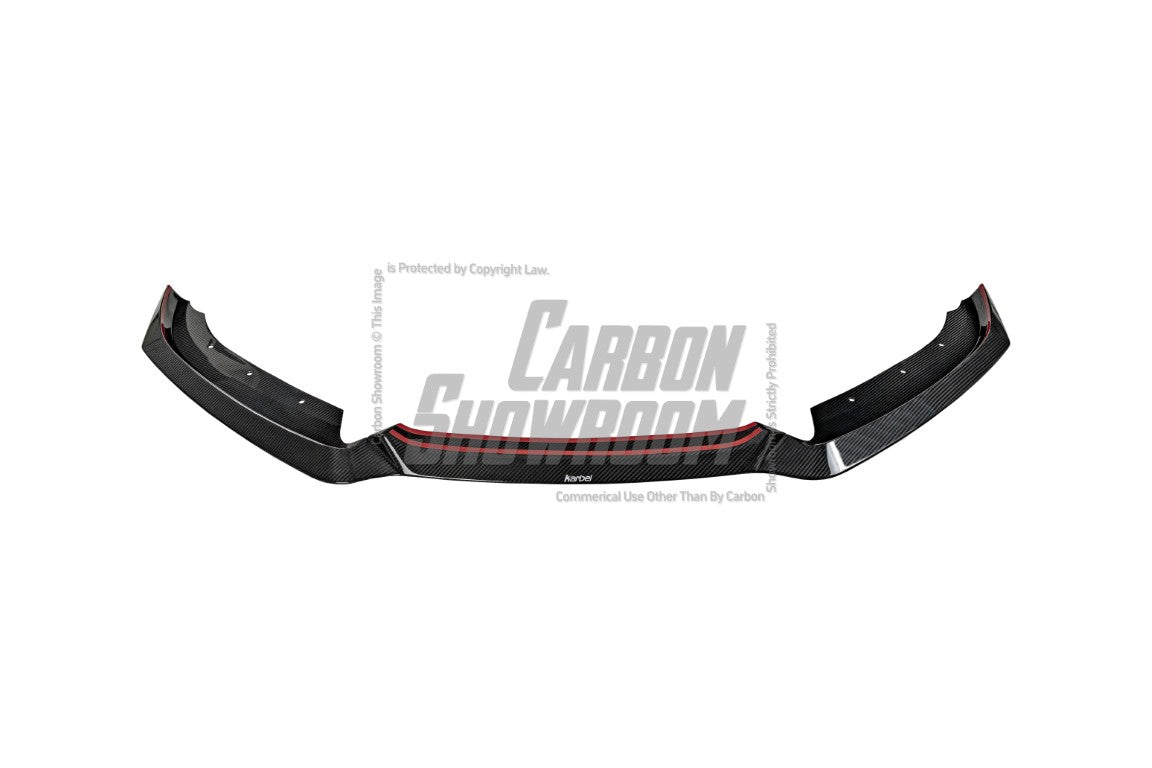 Lotus Emira 3.6 V6 2.0 Four-cylinder 2022-ON with Aftermarket Parts - Front Lip V2 Pre-preg Carbon Fiber from Karbel Carbon