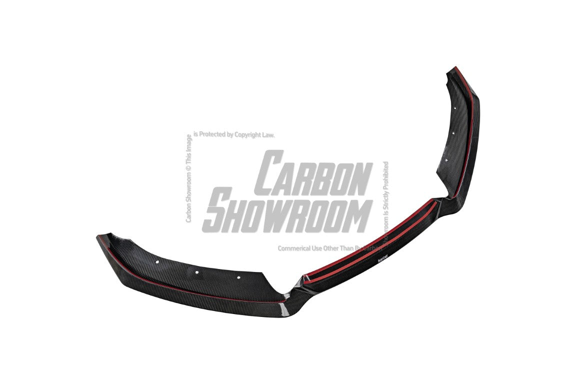 Lotus Emira 3.6 V6 2.0 Four-cylinder 2022-ON with Aftermarket Parts - Front Lip V2 Pre-preg Carbon Fiber from Karbel Carbon