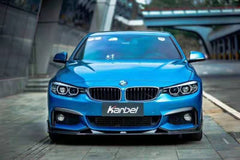 BMW 4 Series 430 440 (with M-Packae bumper, does not fit base model) F32 / F33 2017 2018 2019 2020 with Aftermarket Parts - Upper Valences Pre-preg Carbon Fiber from Karbel Carbon